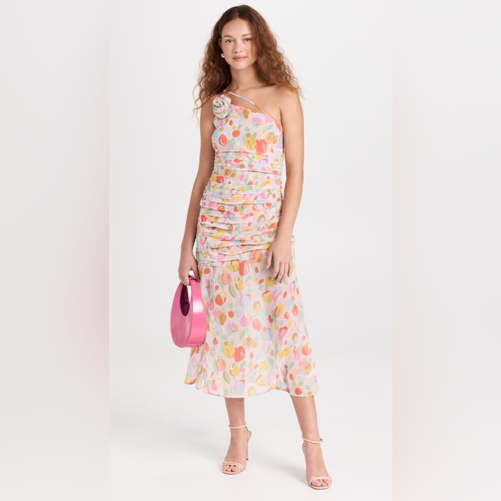 NWT for love and lemons desmona midi dress